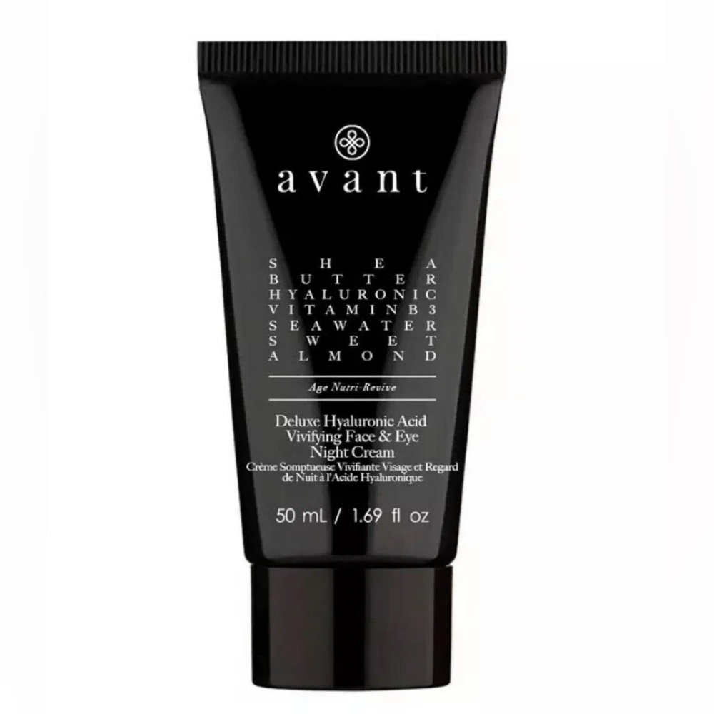 AVANT HYALURONIC ACID VIVIFYING NIGHT CREAM 1.69 oz 50ml Full Size ~ New!! ❤️
